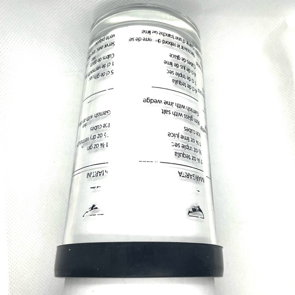 Cocktail Shaker - Glass and Tin with Printed Recipes - Picture 4 of 7